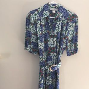 VTG 80’s COTTAGECORE FLORAL DRESS. HOWARD LEN.